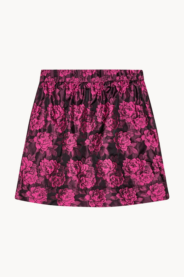 Botanical Jacquard Mini Skirt