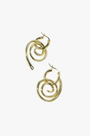 Petite dahlia hoops