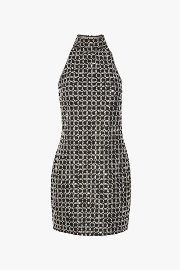 Beaded Halterneck Dress