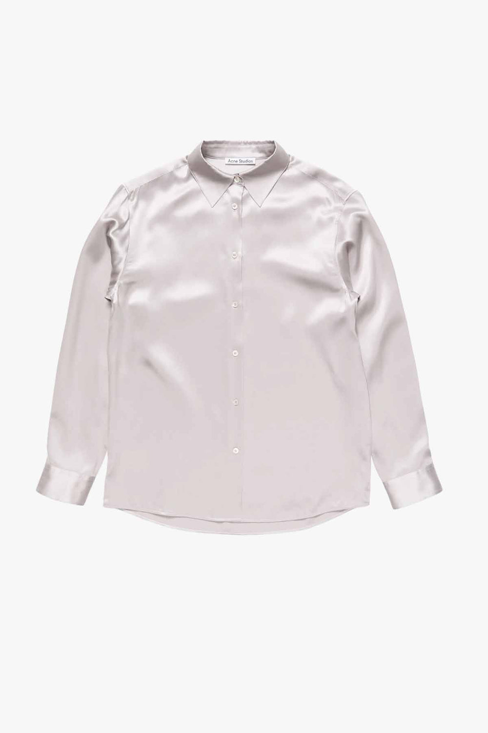 Fluid Silk Satin Shirt