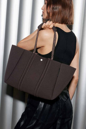 Meridian midi tote Chocolate