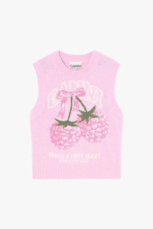 Graphic Wool Vest
