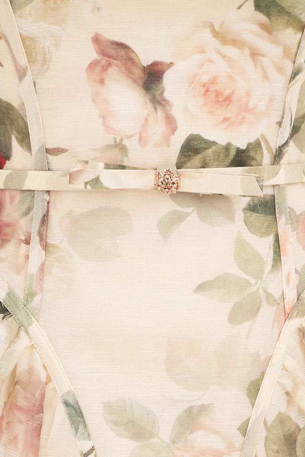 Hypnotic Lace Trim Mini Dress