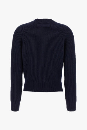 Stepped Hem V-neck Cardigan