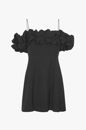 Crepe A-Line Mini Dress