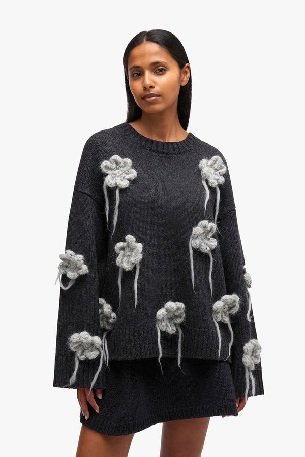 Flower Crochet Sweater