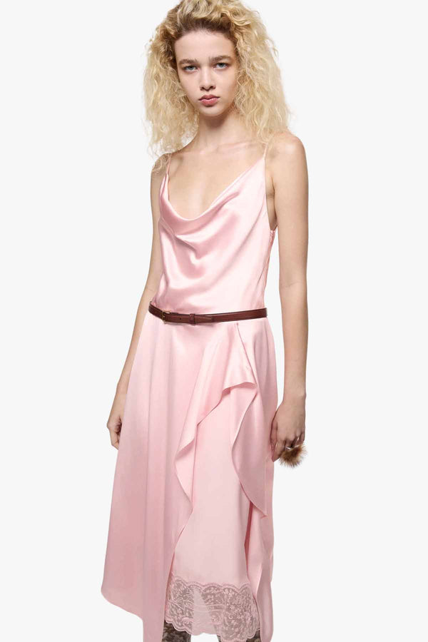 Silk Midi Dress