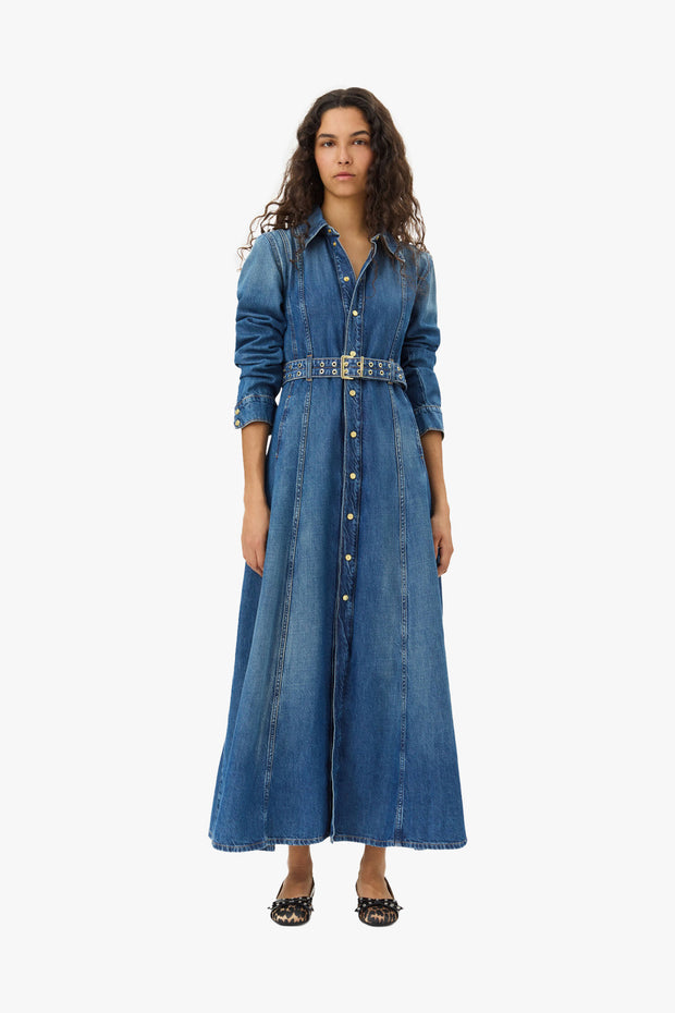 Light Denim Maxi Dress