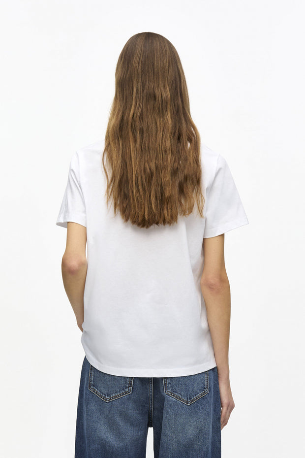 Basic Jersey Cherry Relaxed T-Shirt