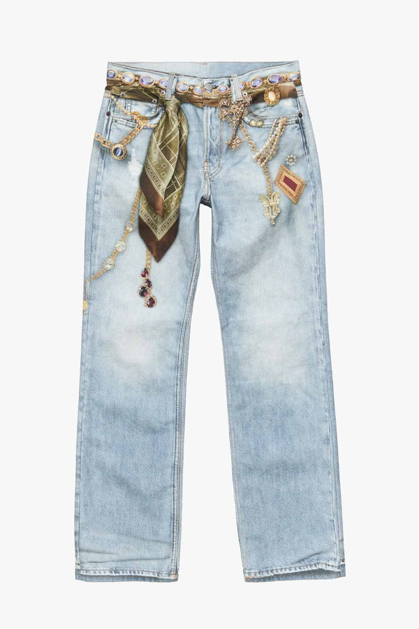 Printed Jeans