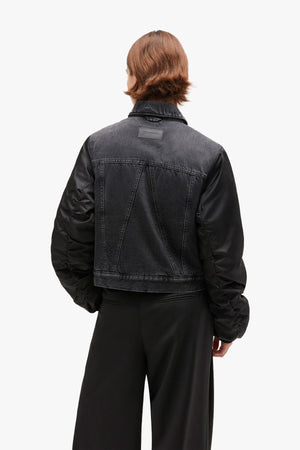 Rigid Denim Mix Jacket