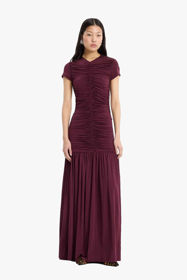 Gathered Maxi Dress