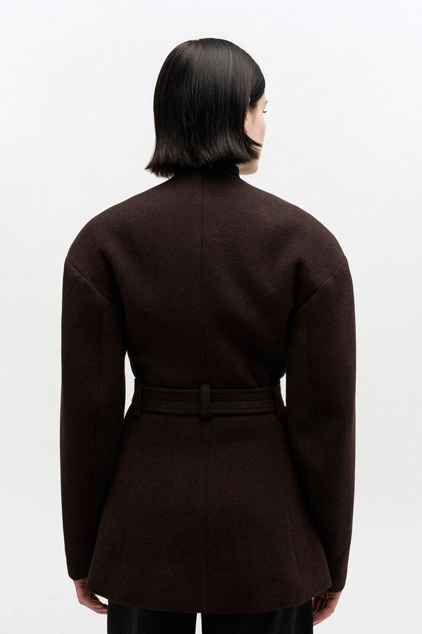 Peacoat Wool Fitted Jacket