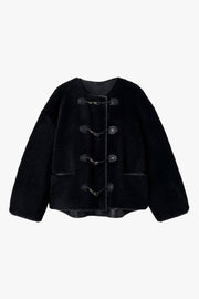 Teddy Shearling Clasp Jacket