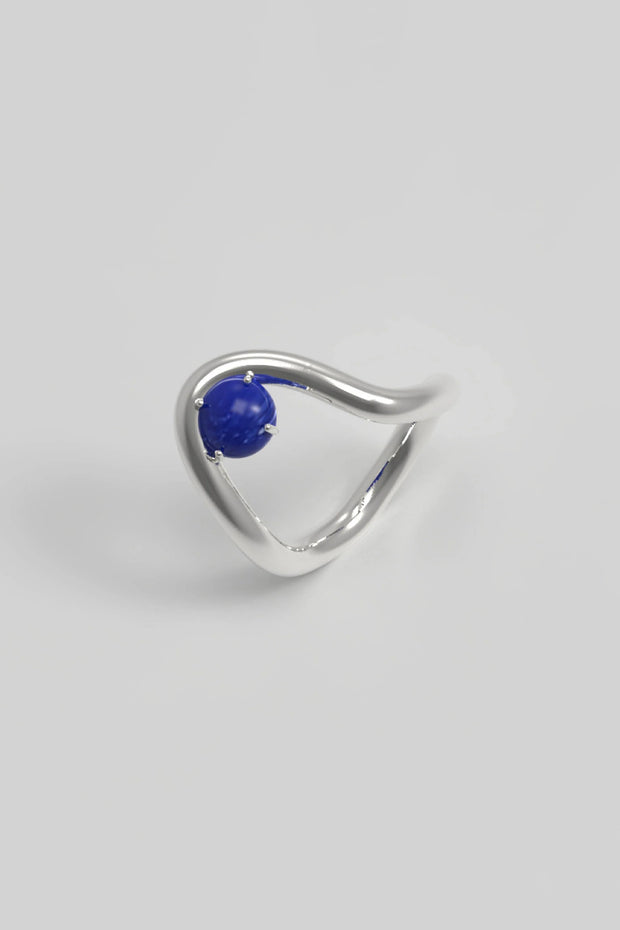 Band Ring II Lapis Silver