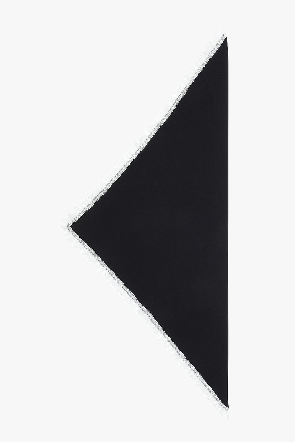 Wool Lace Triangular Scarf