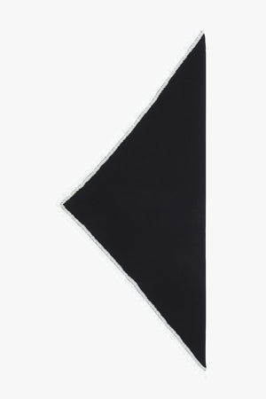 Wool Lace Triangular Scarf