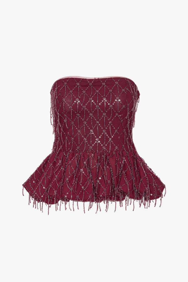 Sequins Bubble Top