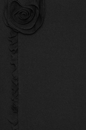 Crepe Mini Flower Skirt