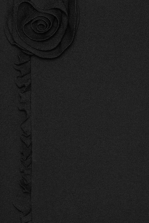 Crepe Mini Flower Skirt