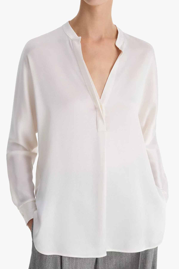 Band Collar Blouse
