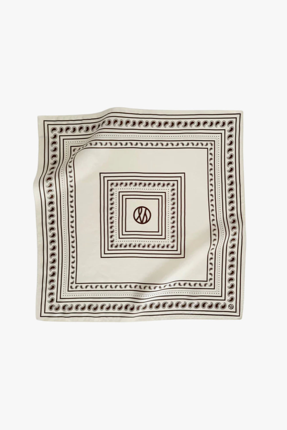 Paisley Silk Scarf 50x50 cm