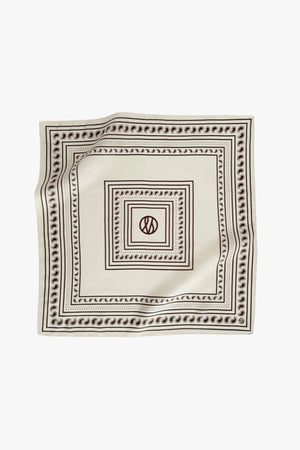 Paisley Silk Scarf 50x50 cm