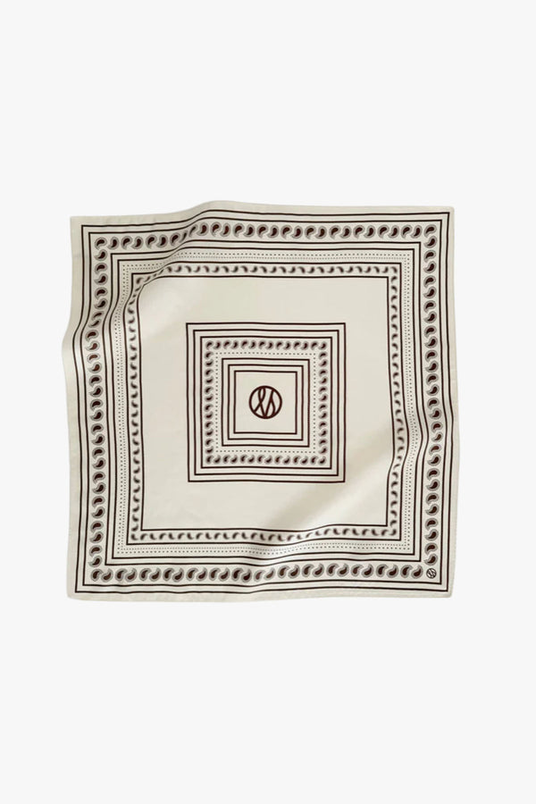 Paisley Silk Scarf 50x50 cm