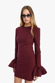 Frill Sleeved Mini Dress