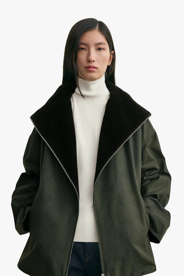 Zipped Funnel Jacket
