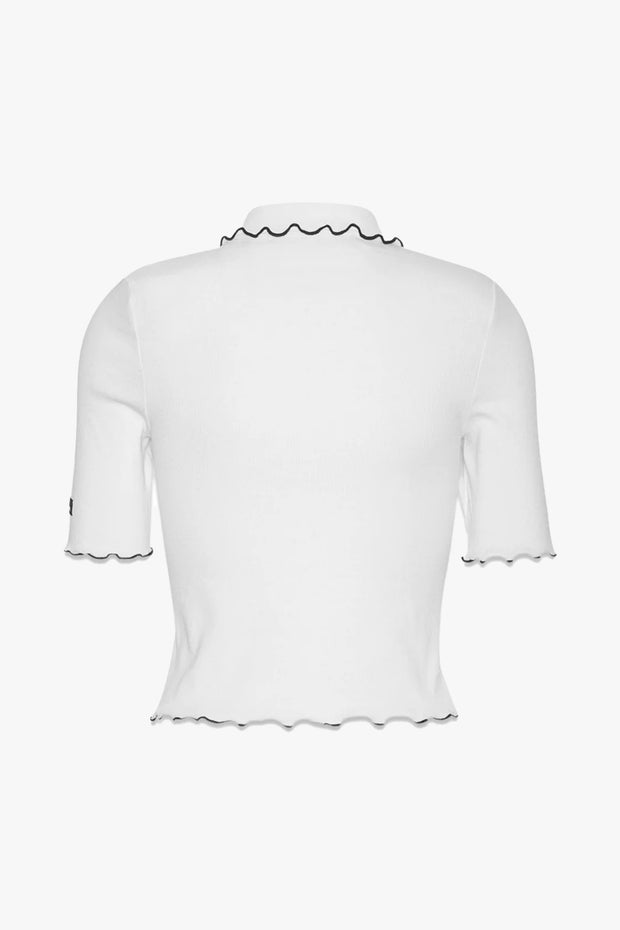 Rib Polo Top