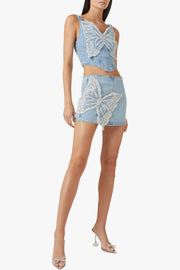 Camila Coehlo Denim Skirt