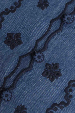 Aster Embroidered Denim Shirt