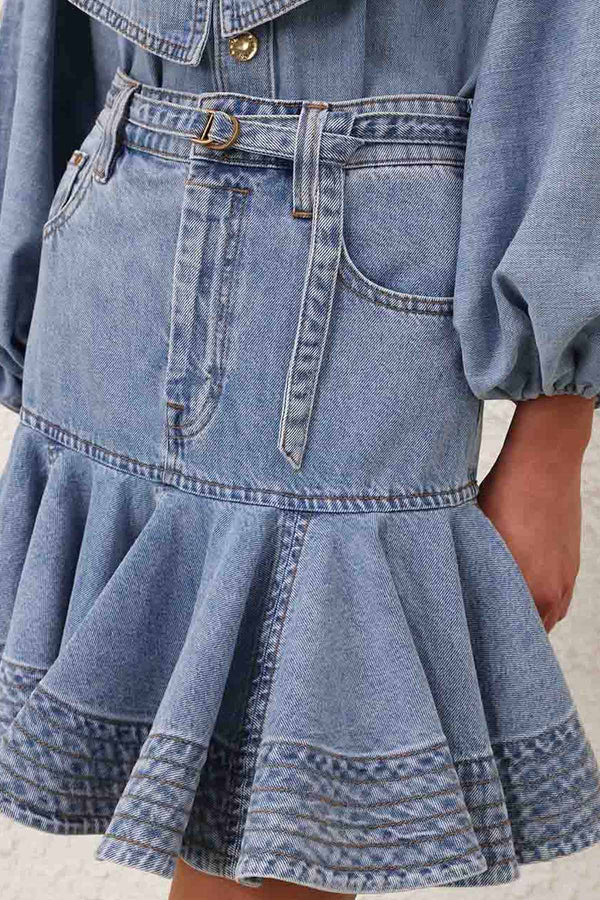 Indra Denim Mini Skirt