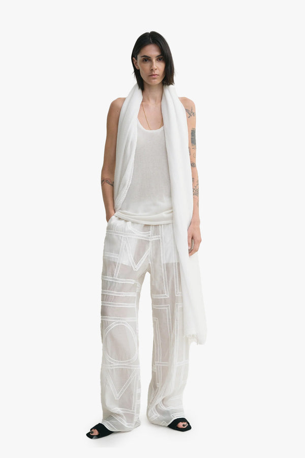 Monogram Crochet PJ Bottoms