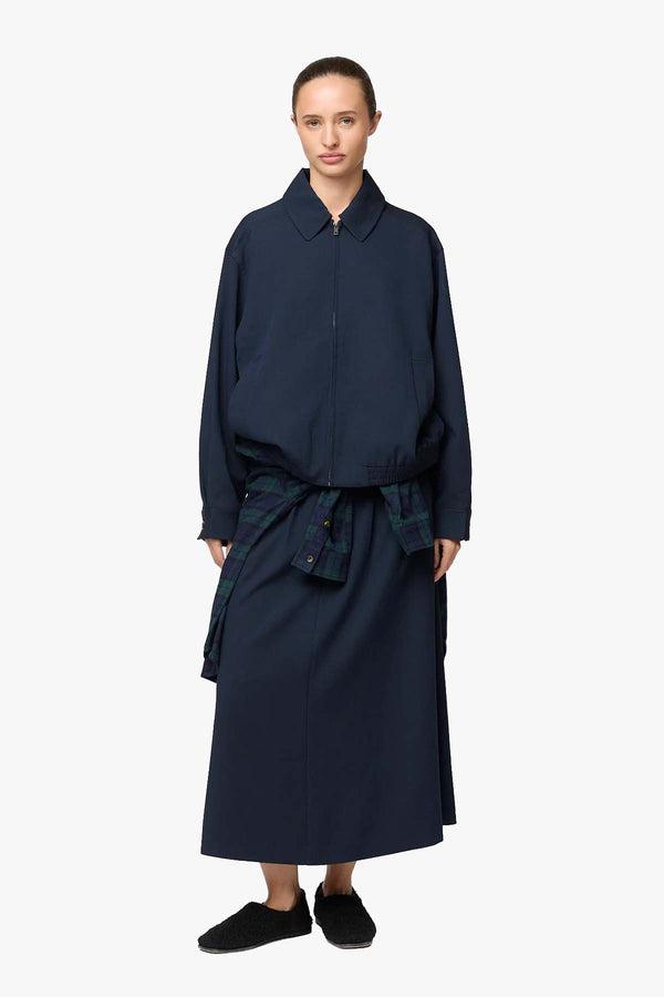 Tailored Blouson Zip Up Jacket