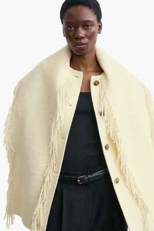 Fringed Scarf Jacket