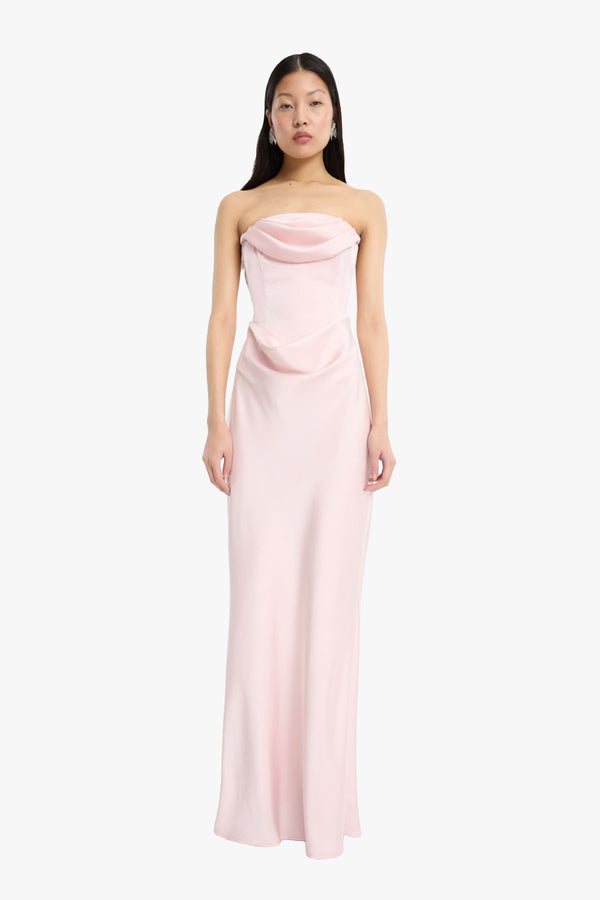 Corsage Long Dress