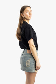 Denim Mini Skirt