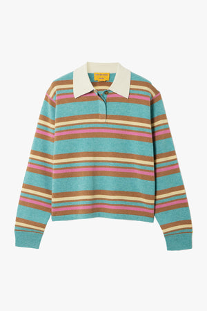 Cropped Stripe Rugby