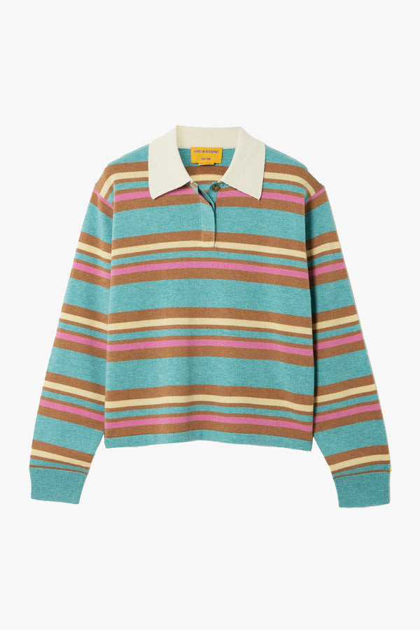 Cropped Stripe Rugby