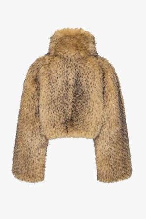 Faux Fur Crop Jacket