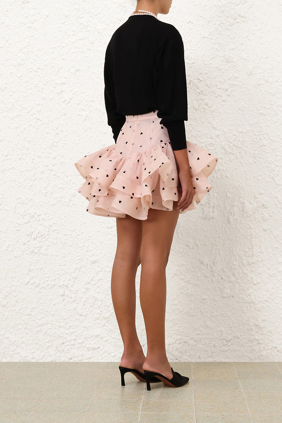 スカート momentel hong kong mini skirt MOMENTEL / Hong Kong Photo Mini Skirt | I/O PORT