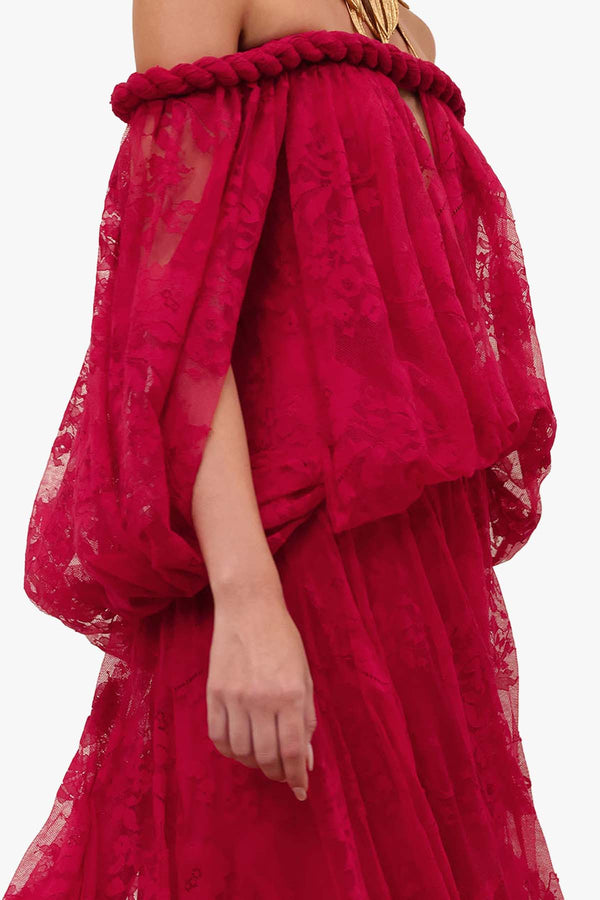 Luna Lace Billow Gown