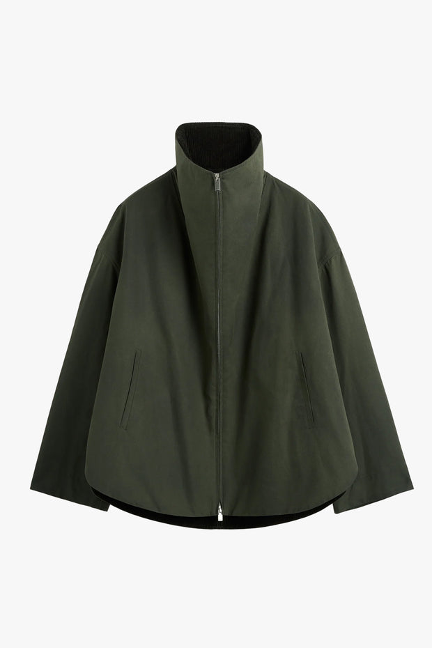 Zipped Funnel Jacket