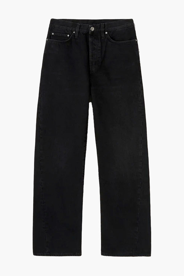 Twisted Seam Denim Full Length