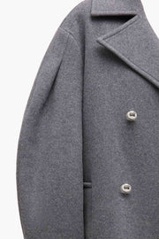 Peacoat Wool Midi Coat