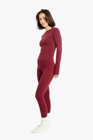 Base tights Burgundy