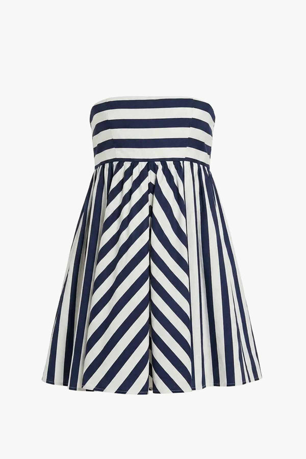 Striped Tube Mini Dress