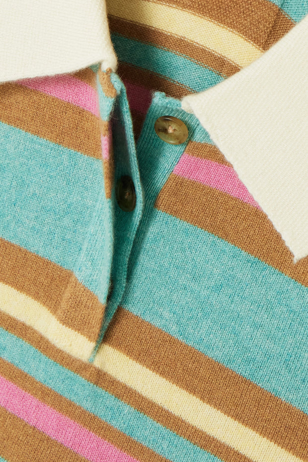 Cropped Stripe Rugby